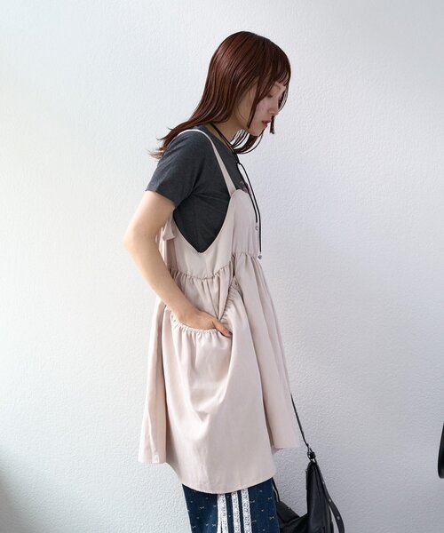 w closet(ダブルクローゼット)の「【25AW】リボン2WAYピーチワンピ(シャツ/ブラウス・レディース・ブラック/アイボリー/オフホワイト/ブルー・FREE)」の21枚目の写真