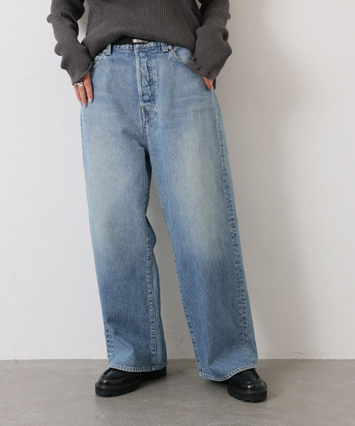 JOURNAL STANDARD LUXE(ジャーナルスタンダード ラックス)の「13.5OZデニム フレアー5PK(デニムパンツ・レディース・サックスブルー・LARGE/MEDIUM/SMALL)」の9枚目の写真