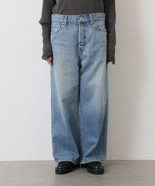 JOURNAL STANDARD LUXE(ジャーナルスタンダード ラックス)の「13.5OZデニム フレアー5PK(デニムパンツ・レディース・サックスブルー・LARGE/MEDIUM/SMALL)」の10枚目の写真