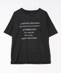 CERCA（チェルカ）の「[NARULA/ナルラ]英文メッセージ プリント Tシャツ(CZ)（Tシャツ/カットソー・レディース）」