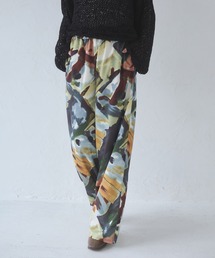 hunch | ジョーゼット柄 ストレートパンツ(その他パンツ)