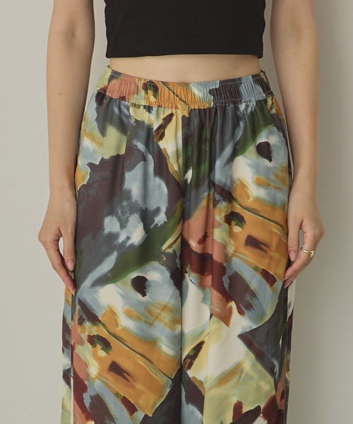 hunch（ハンチ）の「ジョーゼット柄 ストレートパンツ（その他パンツ・レディース・ブラック系その他/カラフル・FREE）」の16枚目の写真