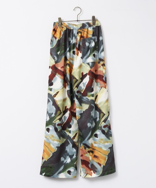 hunch（ハンチ）の「ジョーゼット柄 ストレートパンツ（その他パンツ・レディース・ブラック系その他/カラフル・FREE）」の10枚目の写真