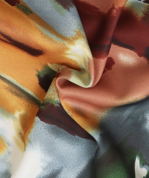 hunch（ハンチ）の「ジョーゼット柄 ストレートパンツ（その他パンツ・レディース・ブラック系その他/カラフル・FREE）」の12枚目の写真