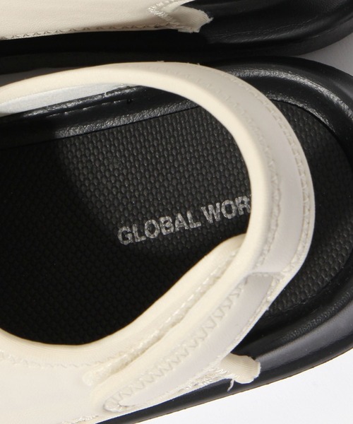 GLOBAL WORK(グローバルワーク)の「エアかるプラットフォームサンダル/571207(サンダル・レディース・ブラック/オフホワイト・LARGE/MEDIUM)」の12枚目の写真