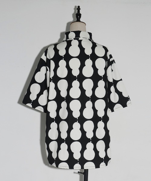 antiqua(アンティカ)の「ひょうたん柄シャツ(シャツ/ブラウス・レディース・ブラック・ONESIZE)」の19枚目の写真