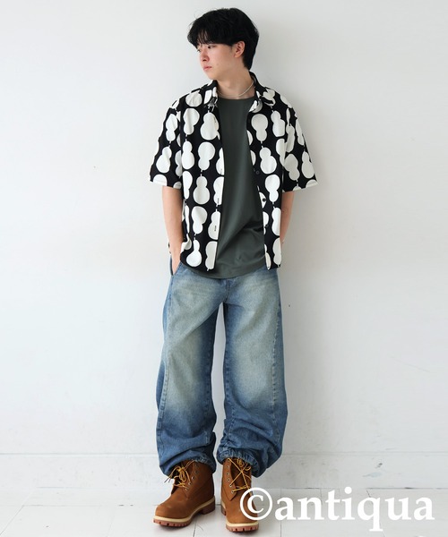 antiqua(アンティカ)の「ひょうたん柄シャツ(シャツ/ブラウス・レディース・ブラック・ONESIZE)」の15枚目の写真