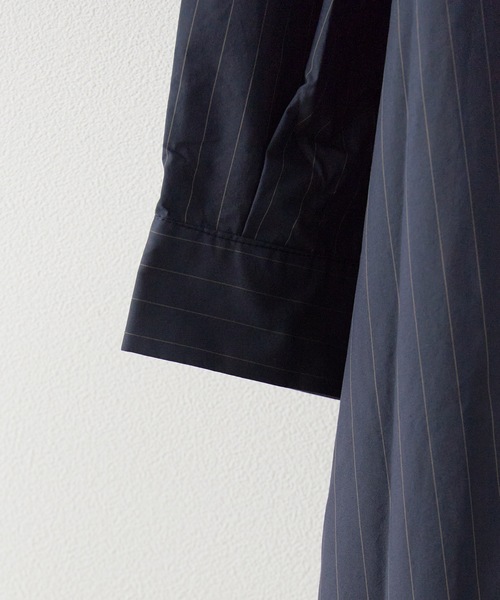 c/est(シーエ)の「c/est/ LOSS シャツワンピース 秋服 冬服(シャツワンピース・レディース・オフホワイト/ブルー/ネイビー・FREE)」の9枚目の写真