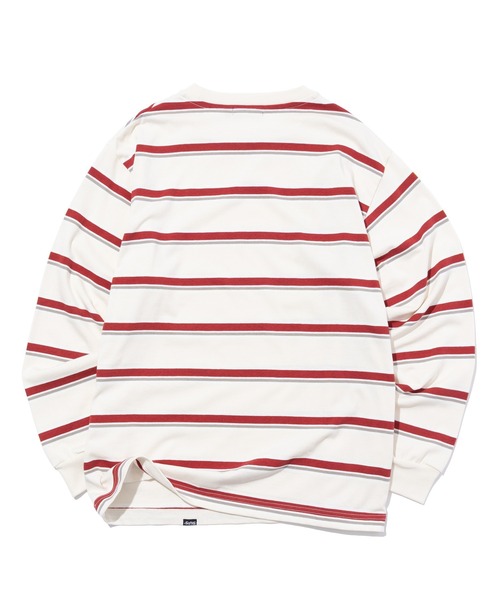 SILAS(サイラス)の「STRIPE L/S TEE(Tシャツ/カットソー・メンズ・ベージュ/オフホワイト・XL/L/M)」の5枚目の写真