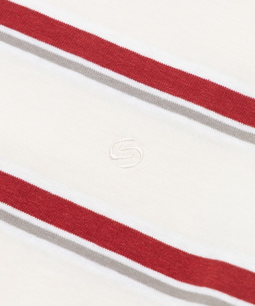 SILAS(サイラス)の「STRIPE L/S TEE(Tシャツ/カットソー・メンズ・ベージュ/オフホワイト・XL/L/M)」の7枚目の写真
