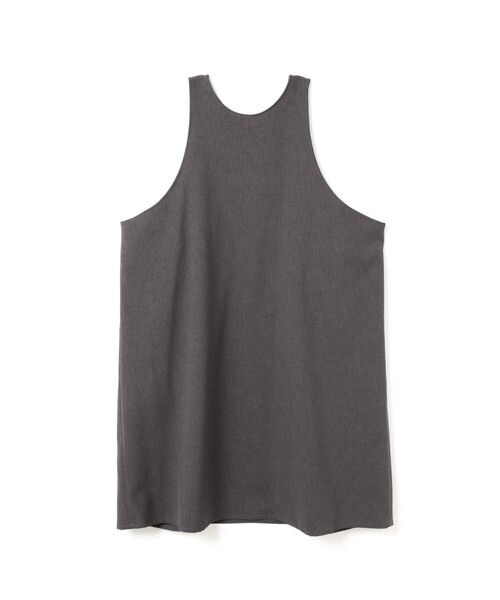 mizuiroind（ミズイロインド）の「mizuiro ind クルーネックチュニックワンピース（ワンピース・レディース・グレー/ブラック/ネイビー/ライトグレー・FREE）」の2枚目の写真