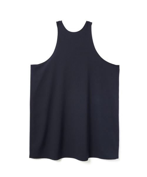 mizuiroind（ミズイロインド）の「mizuiro ind クルーネックチュニックワンピース（ワンピース・レディース・グレー/ブラック/ネイビー/ライトグレー・FREE）」の9枚目の写真