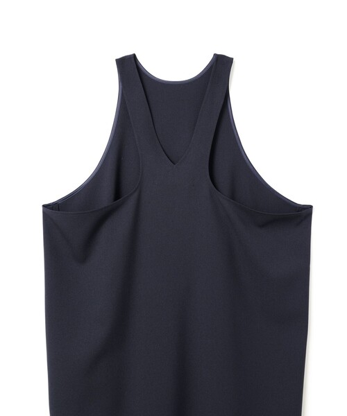 mizuiroind（ミズイロインド）の「mizuiro ind クルーネックチュニックワンピース（ワンピース・レディース・グレー/ブラック/ネイビー/ライトグレー・FREE）」の5枚目の写真