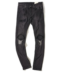 パンツ mnml X162 STRETCH DENIM BLACK デニム スキニーパンツ|mnml