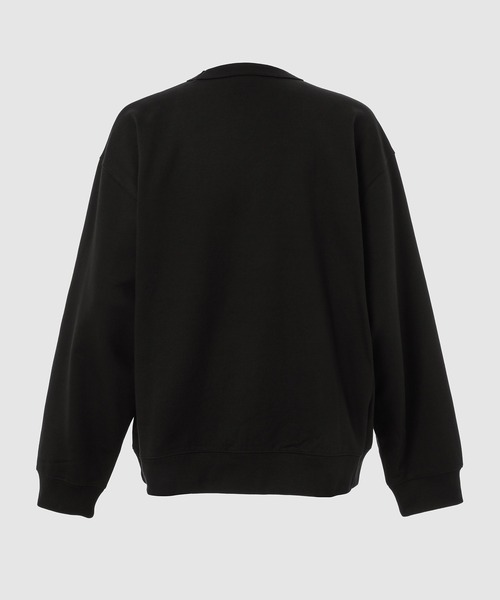 DRIES VAN NOTEN ブラック ハーフジップ スウェット HAX 2611 M.K.SWEATER（スウェット）｜DRIES VAN NOTEN（ドリスヴァン