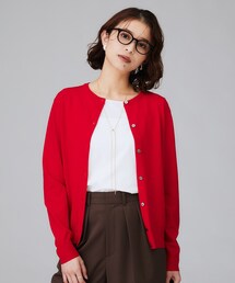 UNTITLED | 【朝晩の羽織に/アンサンブル可/薄手】ベーシッククルーネックカーディガン(カーディガン/ボレロ)