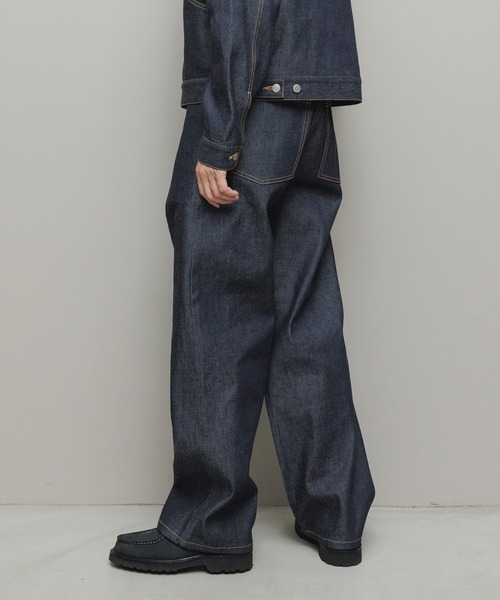 BAL（バル）の「12OZ STRAIGHT LEG 5P JEAN（デニムパンツ・メンズ・インディゴブルー/ブラック・4/3/2/1）」の5枚目の写真