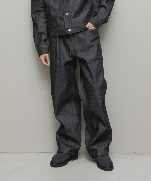 BAL（バル）の「12OZ STRAIGHT LEG 5P JEAN（デニムパンツ・メンズ・インディゴブルー/ブラック・4/3/2/1）」の6枚目の写真