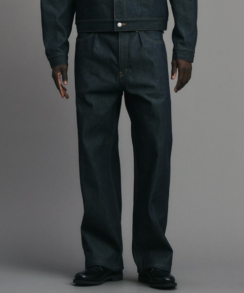 BAL（バル）の「12OZ STRAIGHT LEG 5P JEAN（デニムパンツ・メンズ・インディゴブルー/ブラック・4/3/2/1）」の3枚目の写真