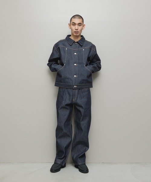 BAL（バル）の「12OZ STRAIGHT LEG 5P JEAN（デニムパンツ・メンズ・インディゴブルー/ブラック・4/3/2/1）」の17枚目の写真