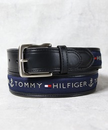 TOMMY HILFIGER | TOMMY HILFIGER レザーロゴ入りベルト(ベルト)