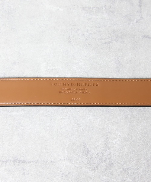TOMMY HILFIGER(トミーヒルフィガー)の「TOMMY HILFIGER レザーロゴ入りベルト(ベルト・メンズ・ブラック/ナチュラル/カーキ/ネイビー・32/34/36/38/40)」の10枚目の写真