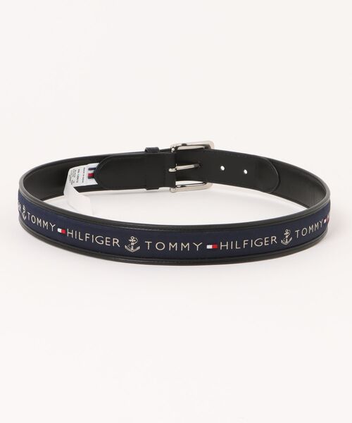 TOMMY HILFIGER(トミーヒルフィガー)の「TOMMY HILFIGER レザーロゴ入りベルト(ベルト・メンズ・ブラック/ナチュラル/カーキ/ネイビー・32/34/36/38/40)」の17枚目の写真