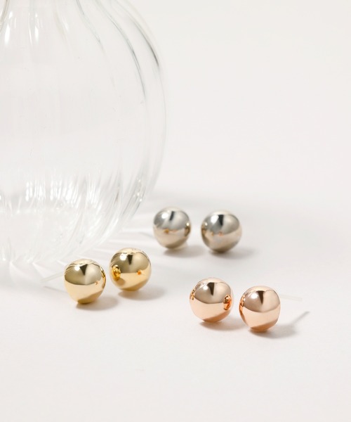 CALIN STANDARD(カリンスタンダード)の「◆金属アレルギー対応◆◆made in japan◆【高品質ポスト】ボール ジルコニアセラミックポスト(ピアス(両耳用)・レディース・シルバー/ゴールド/ピンクゴールド・FREE)」の4枚目の写真