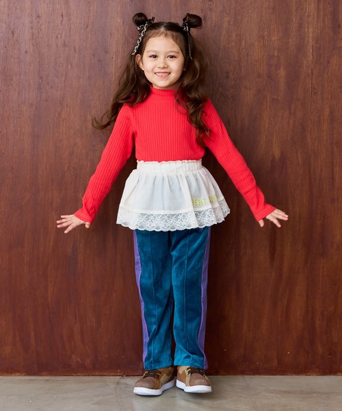 MARKEY'S（マーキーズ）の「ベロアトラックパンツ（スウェットパンツ・キッズ・ブラック/ライトブルー/グレー/ワインレッド/グリーン/ブラウン/ネイビー/マスタード・120/110/100/90/150/140/130）」の15枚目の写真