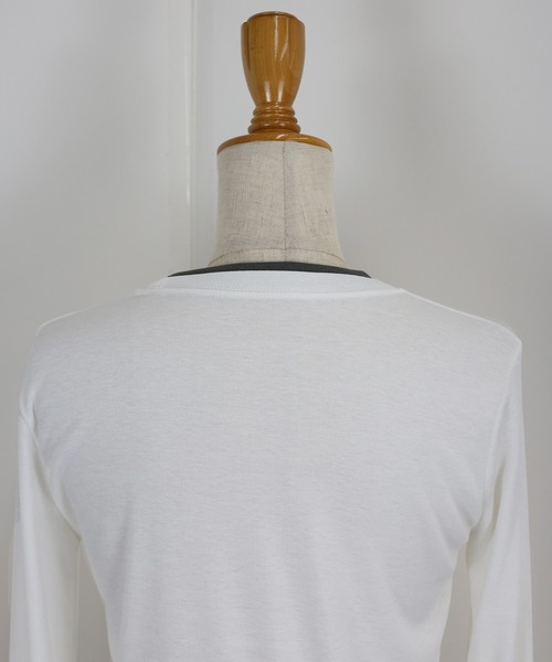BLUEEAST(ブルーイースト)の「レイヤードデザインロングTシャツ(Tシャツ/カットソー・レディース・ブラック/ホワイト/グレー・MEDIUM)」の17枚目の写真