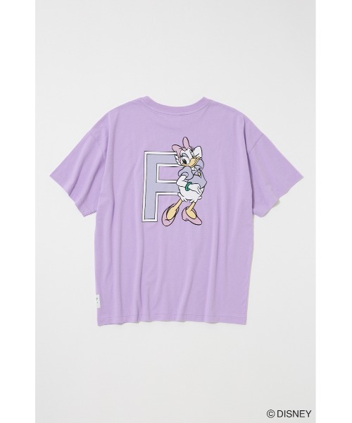 Disney SERIES CREATED by MUS(ディズニーシリーズクリエイテッドバイエムユーエス)の「MD ALPHABET Tシャツ(Tシャツ/カットソー・レディース・ホワイト/ピンク/ベージュ/パープル/ブラック/ブルー・FREE)」の6枚目の写真