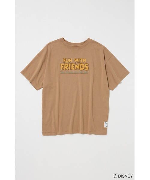 Disney SERIES CREATED by MUS(ディズニーシリーズクリエイテッドバイエムユーエス)の「MD ALPHABET Tシャツ(Tシャツ/カットソー・レディース・ホワイト/ピンク/ベージュ/パープル/ブラック/ブルー・FREE)」の10枚目の写真