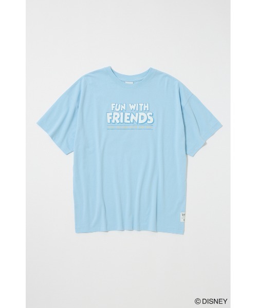 Disney SERIES CREATED by MUS(ディズニーシリーズクリエイテッドバイエムユーエス)の「MD ALPHABET Tシャツ(Tシャツ/カットソー・レディース・ホワイト/ピンク/ベージュ/パープル/ブラック/ブルー・FREE)」の13枚目の写真