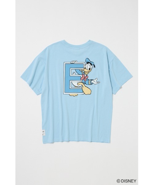 Disney SERIES CREATED by MUS(ディズニーシリーズクリエイテッドバイエムユーエス)の「MD ALPHABET Tシャツ(Tシャツ/カットソー・レディース・ホワイト/ピンク/ベージュ/パープル/ブラック/ブルー・FREE)」の7枚目の写真