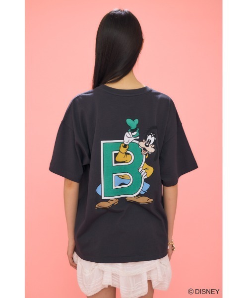 Disney SERIES CREATED by MUS(ディズニーシリーズクリエイテッドバイエムユーエス)の「MD ALPHABET Tシャツ(Tシャツ/カットソー・レディース・ホワイト/ピンク/ベージュ/パープル/ブラック/ブルー・FREE)」の16枚目の写真