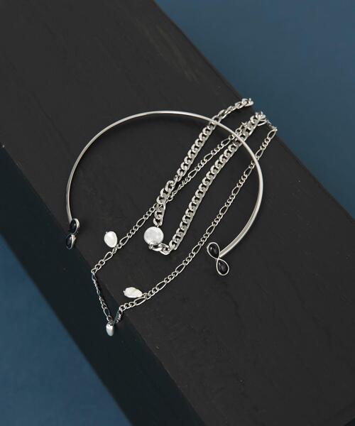 KBF（ケイビーエフ）の「チョーカーコンビネックレス（ネックレス・レディース・シルバー・ONE）」の5枚目の写真