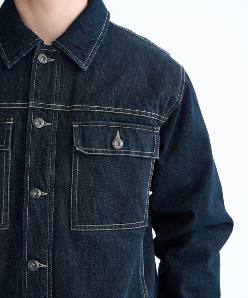 ELEMENT(エレメント)の「ELEMENT メンズ TRUCKER DENIM ジャケット 【2025年秋冬モデル】/エレメント薄中綿デニムジャケット(デニムジャケット・メンズ・インディゴブルー・LARGE/X-LARGE/MEDIUM)」の5枚目の写真