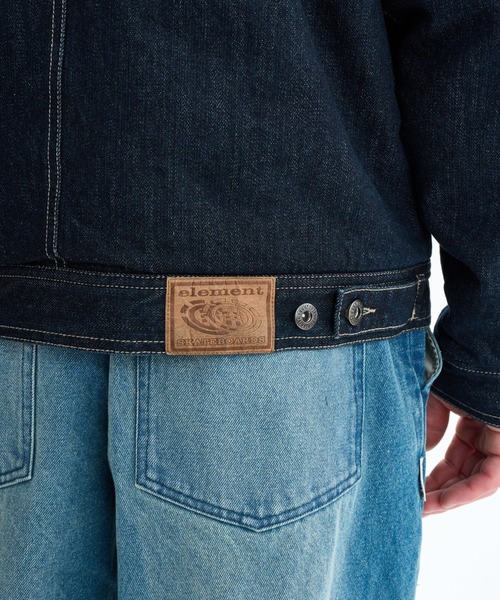 ELEMENT(エレメント)の「ELEMENT メンズ TRUCKER DENIM ジャケット 【2025年秋冬モデル】/エレメント薄中綿デニムジャケット(デニムジャケット・メンズ・インディゴブルー・LARGE/X-LARGE/MEDIUM)」の7枚目の写真