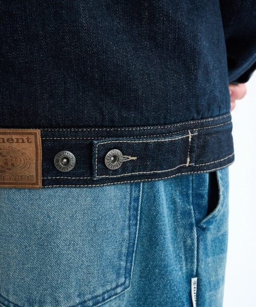 ELEMENT(エレメント)の「ELEMENT メンズ TRUCKER DENIM ジャケット 【2025年秋冬モデル】/エレメント薄中綿デニムジャケット(デニムジャケット・メンズ・インディゴブルー・LARGE/X-LARGE/MEDIUM)」の8枚目の写真