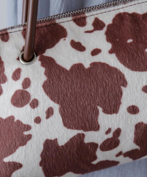 FREE'S MART（フリーズマート）の「◆ロングショルダー横長バッグ（ショルダーバッグ・レディース・ブラック/ブラウン系その他/ホワイト・ﾌﾘ-）」の11枚目の写真