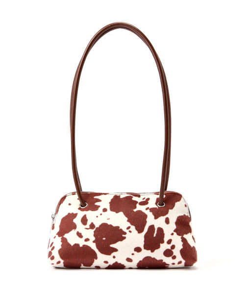 FREE'S MART（フリーズマート）の「◆ロングショルダー横長バッグ（ショルダーバッグ・レディース・ブラック/ブラウン系その他/ホワイト・ﾌﾘ-）」の12枚目の写真