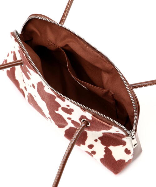 FREE'S MART（フリーズマート）の「◆ロングショルダー横長バッグ（ショルダーバッグ・レディース・ブラック/ブラウン系その他/ホワイト・ﾌﾘ-）」の7枚目の写真