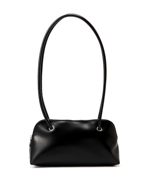 FREE'S MART（フリーズマート）の「◆ロングショルダー横長バッグ（ショルダーバッグ・レディース・ブラック/ブラウン系その他/ホワイト・ﾌﾘ-）」の5枚目の写真