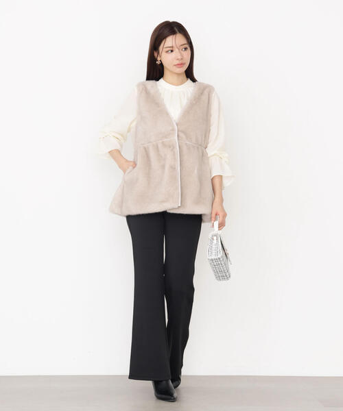 PROPORTION BODY DRESSING（プロポーションボディドレッシング）の「カットフレアーパンツ / 1215230001（その他パンツ・レディース・ブラック/ホワイト系その他・MEDIUM/P/S）」の21枚目の写真