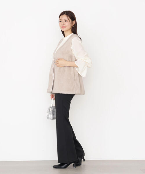 PROPORTION BODY DRESSING（プロポーションボディドレッシング）の「カットフレアーパンツ / 1215230001（その他パンツ・レディース・ブラック/ホワイト系その他・MEDIUM/P/S）」の22枚目の写真