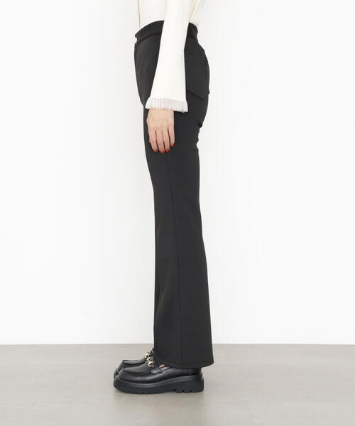 PROPORTION BODY DRESSING（プロポーションボディドレッシング）の「カットフレアーパンツ / 1215230001（その他パンツ・レディース・ブラック/ホワイト系その他・MEDIUM/P/S）」の3枚目の写真