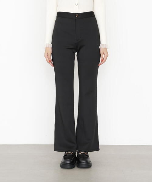 PROPORTION BODY DRESSING（プロポーションボディドレッシング）の「カットフレアーパンツ / 1215230001（その他パンツ・レディース・ブラック/ホワイト系その他・MEDIUM/P/S）」の4枚目の写真