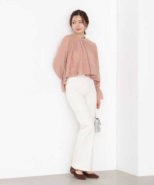 PROPORTION BODY DRESSING（プロポーションボディドレッシング）の「カットフレアーパンツ / 1215230001（その他パンツ・レディース・ブラック/ホワイト系その他・MEDIUM/P/S）」の10枚目の写真