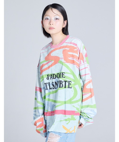 Little sunny bite(リトルサニーバイト)の「Jadore LSB top(Tシャツ/カットソー・レディース・ブラック/ピンク/ブルー・SMALL/MEDIUM)」の13枚目の写真