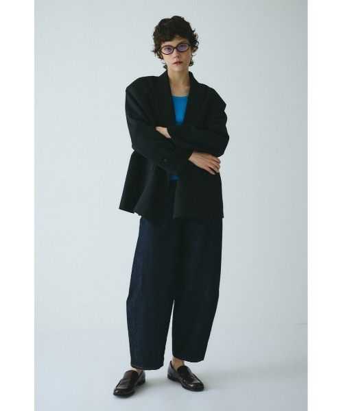 HeRIN.CYE(ヘリンドットサイ)の「Big silhouette jacket ビッグシルエットジャケット(その他アウター・レディース・ブラウン/グレー/ブラック・FREE)」の7枚目の写真